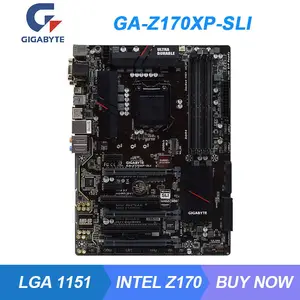 ga z170xp sli for gigabyte lga 1151 intel z170 desktop motherboard ddr4 64g core i7 7700k i5 7600k cpus pci e 3 0 m 2 usb3 1 atx free global shipping