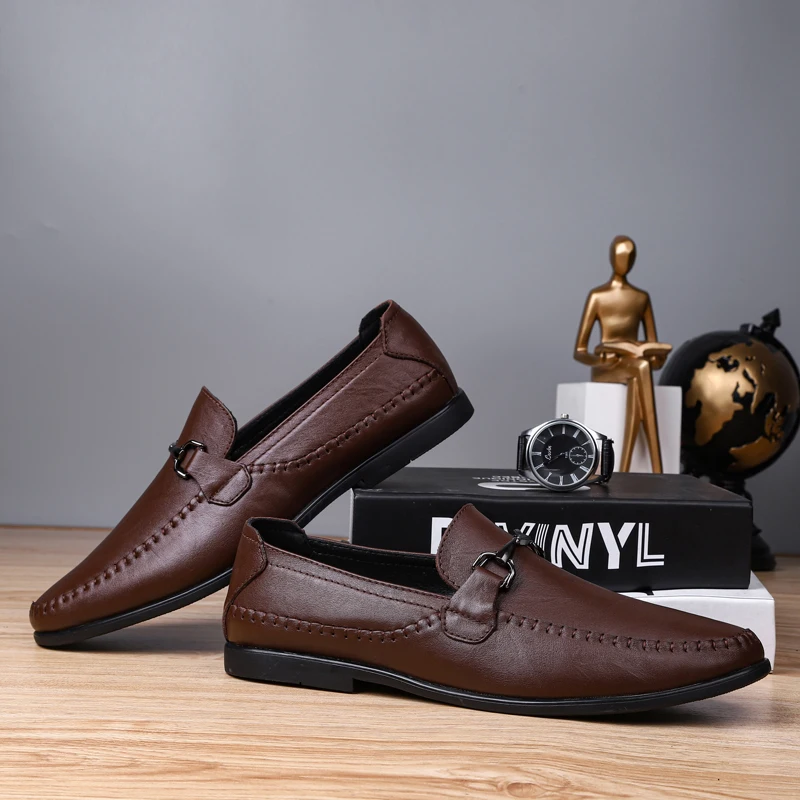 

Brand New Fashion Men Loafers Men Leather Casual Shoes High Quality Adult Moccasins Men Driving Shoes Mens Footwear Unisex new