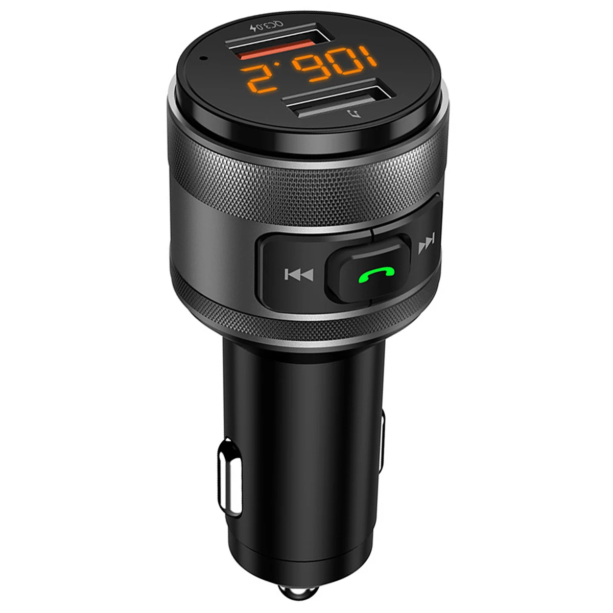 Беспроводной Bluetooth 4 2 автомобильный fm-передатчик QC3.0 Dual USB зарядное устройство