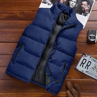 dimi mens sleeveless vest casual cotton padded photographer coats body warmer thickened male vests waistcoats winter