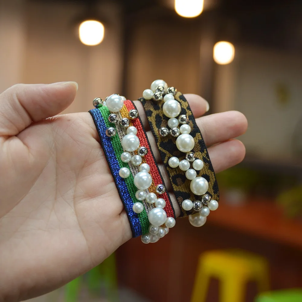 Повязка для волос груша аксессуары повязка ободок хвоста радужная |