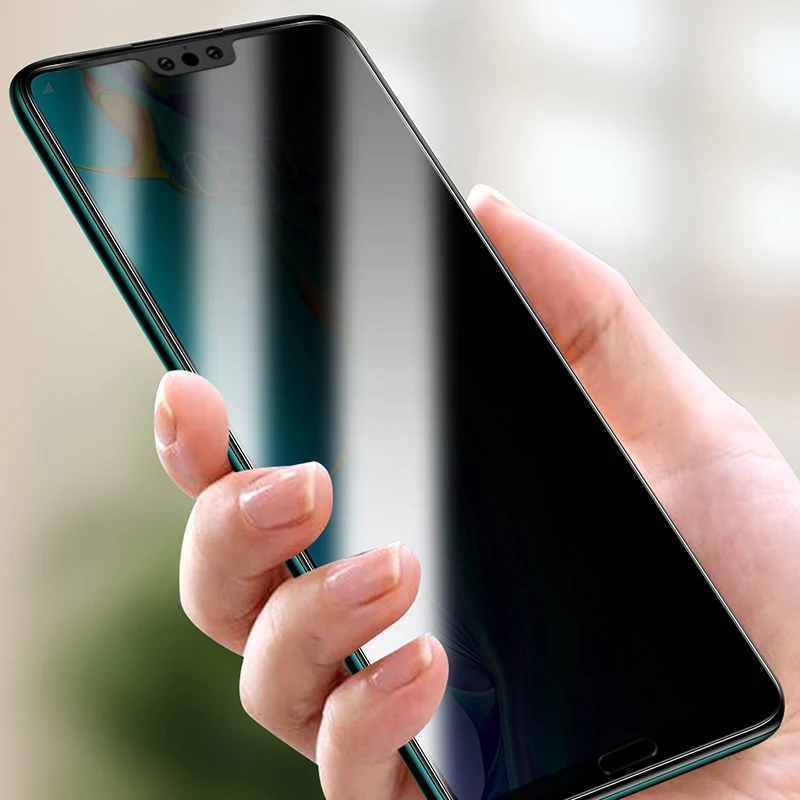 Закаленное антишпионское стекло для Huawei P40 Lite Защитная пленка экрана в полной