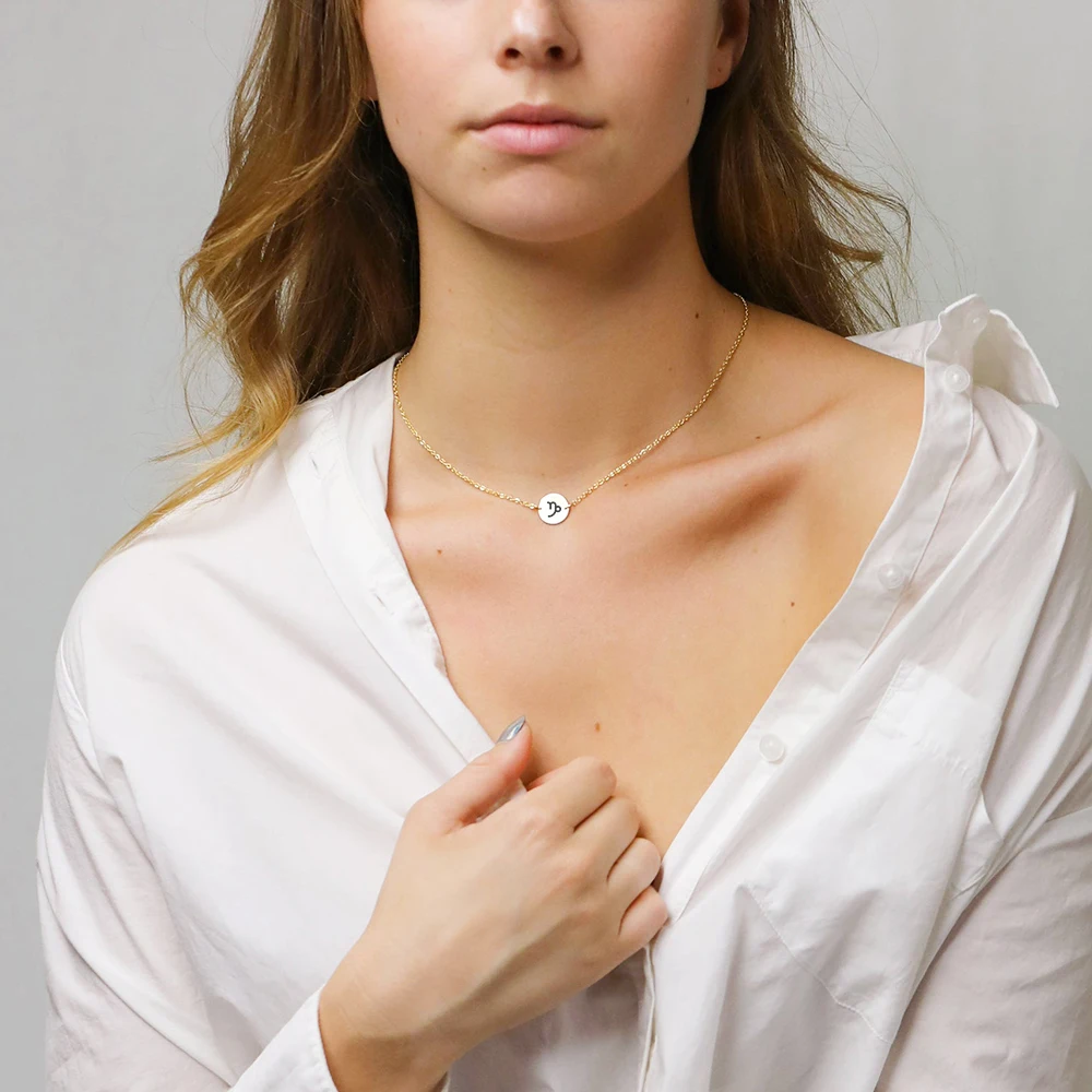 E Manco минималистичное ожерелье золотого цвета из нержавеющей стали Чокер