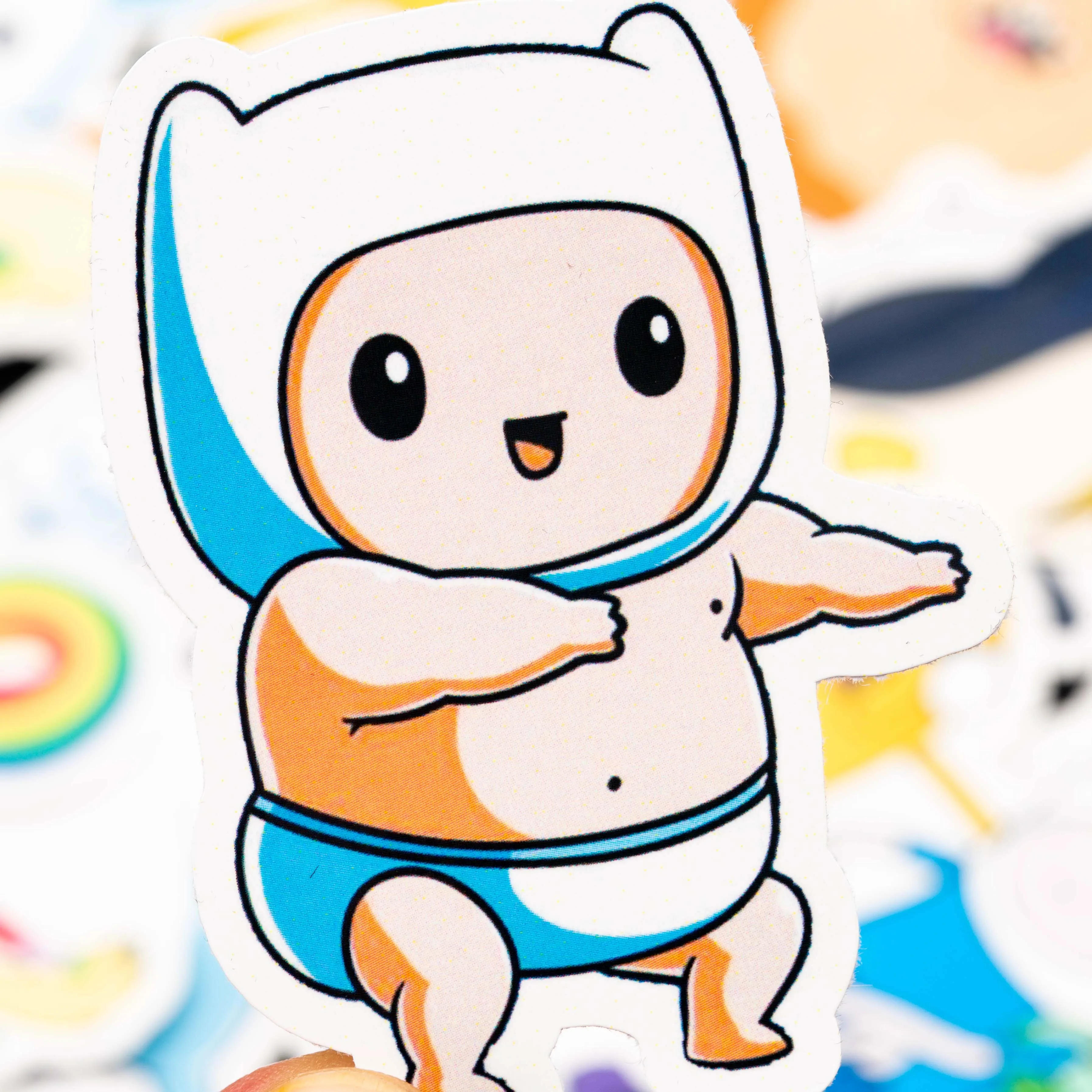 50 шт. время приключений мультяшный стикер с животным для детей багаж ноутбук