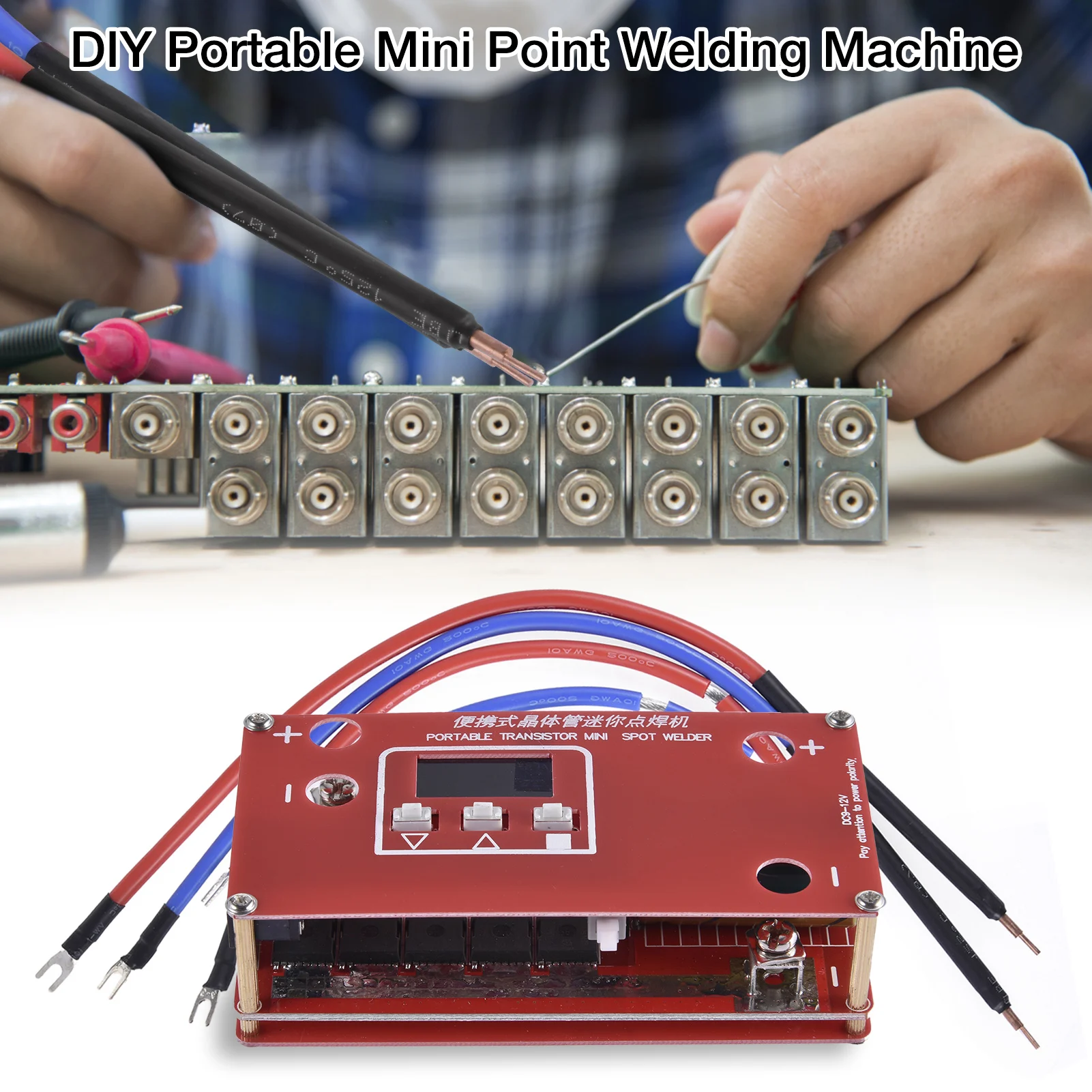 

Portable DIY Mini Spot Welder Machine 18650 Battery Various Welding Power Supply Circuit Board Welding EquipmentSpot Welding Pen