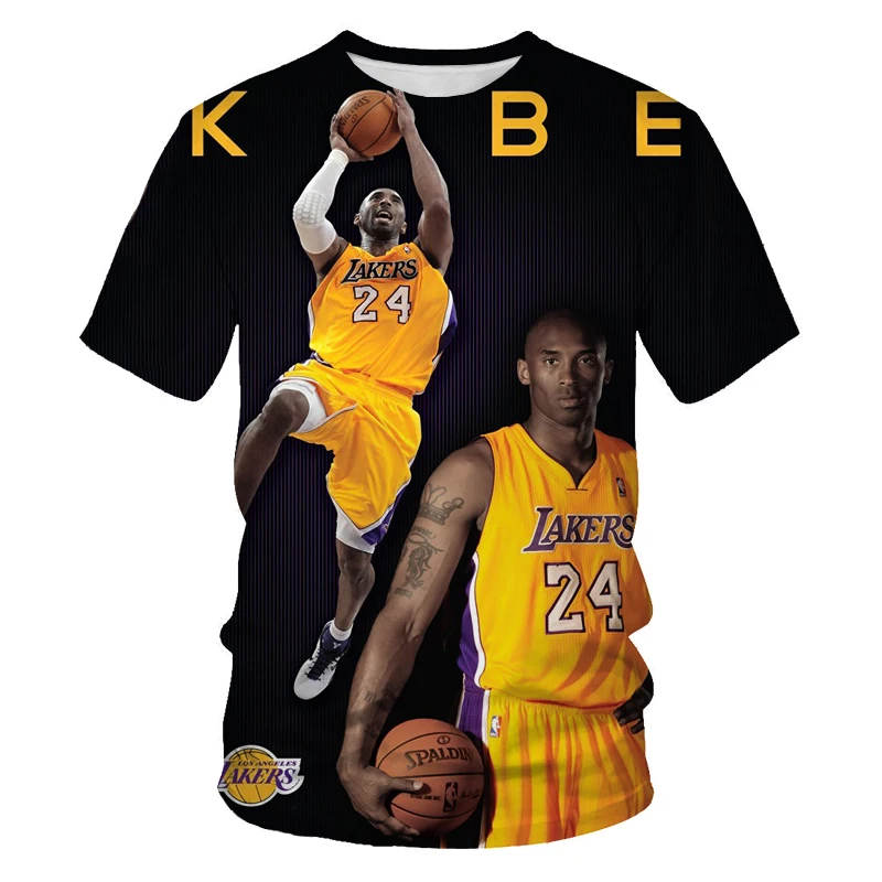 

Summer nba star men's soft and comfortable short-sleeved T-shirt men's loose and comfortable T-shirt solid color men's jersey