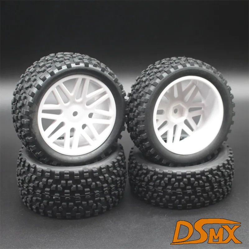 4 шт. 1/10 внедорожные колесные Багги обод и шины подходят для моделей HSP HPI Redcat