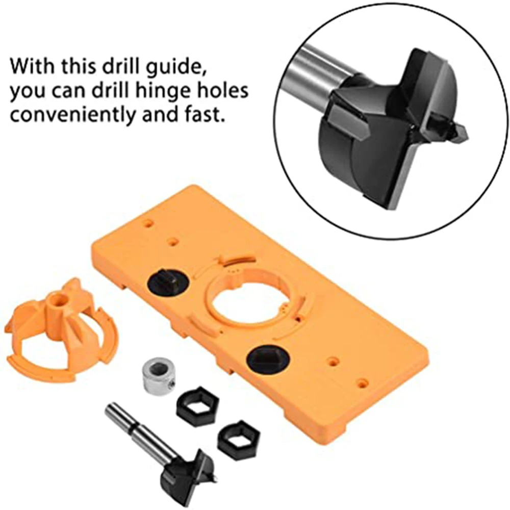 35 мм Отверстие Сверло шарнир Зажим Расточная чаша стиль Руководство Форстнер