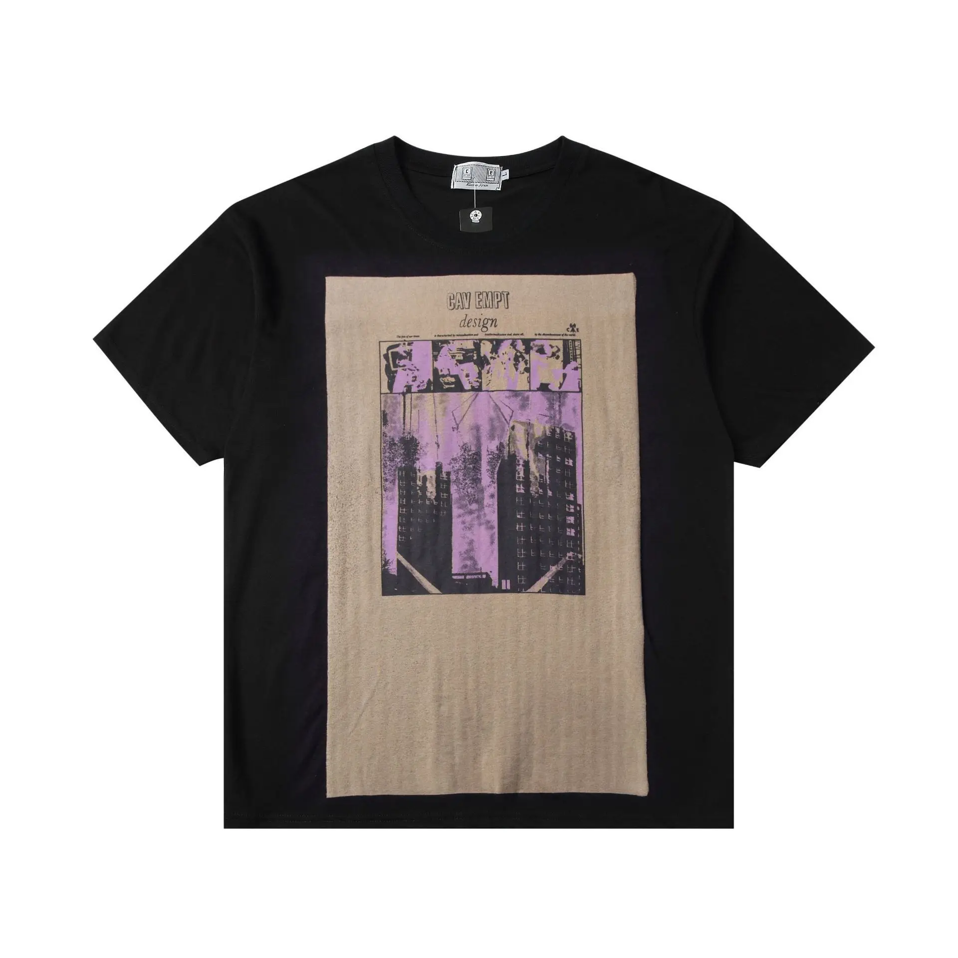 

Chao brand CAV EPMT direct spray short sleeve T-shirt CE C.E wash T-shirt fashion short sleeve men's and women's fashion