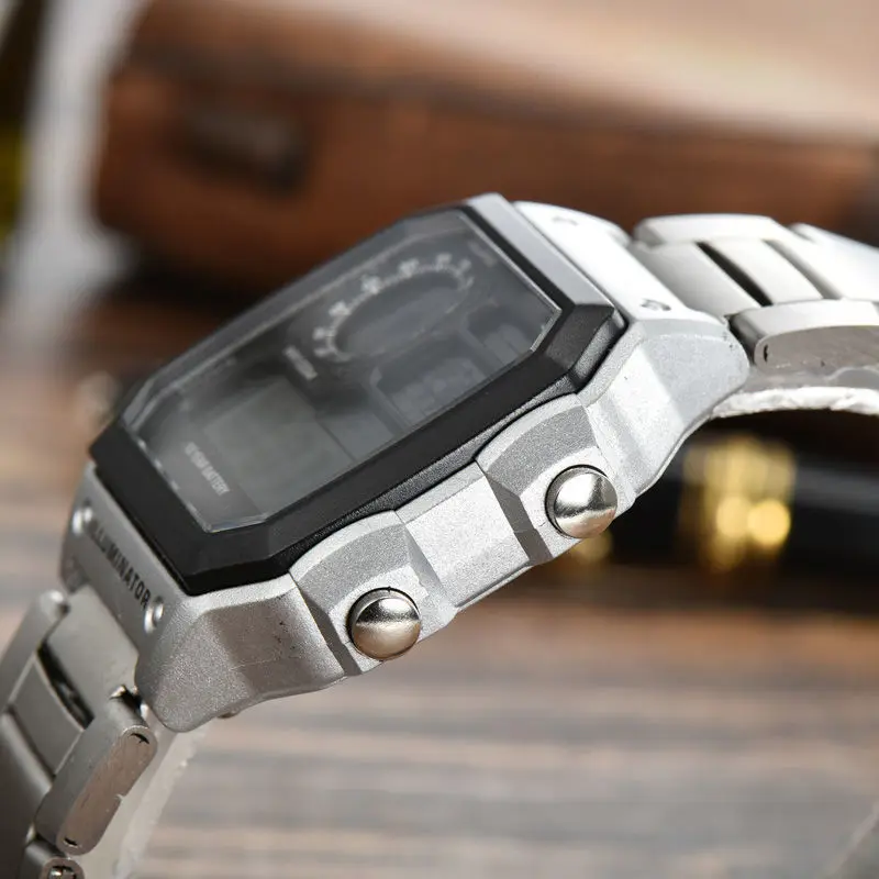 

Men's Watch japan Electronic student Simple Classic Square Popular Retrostyle