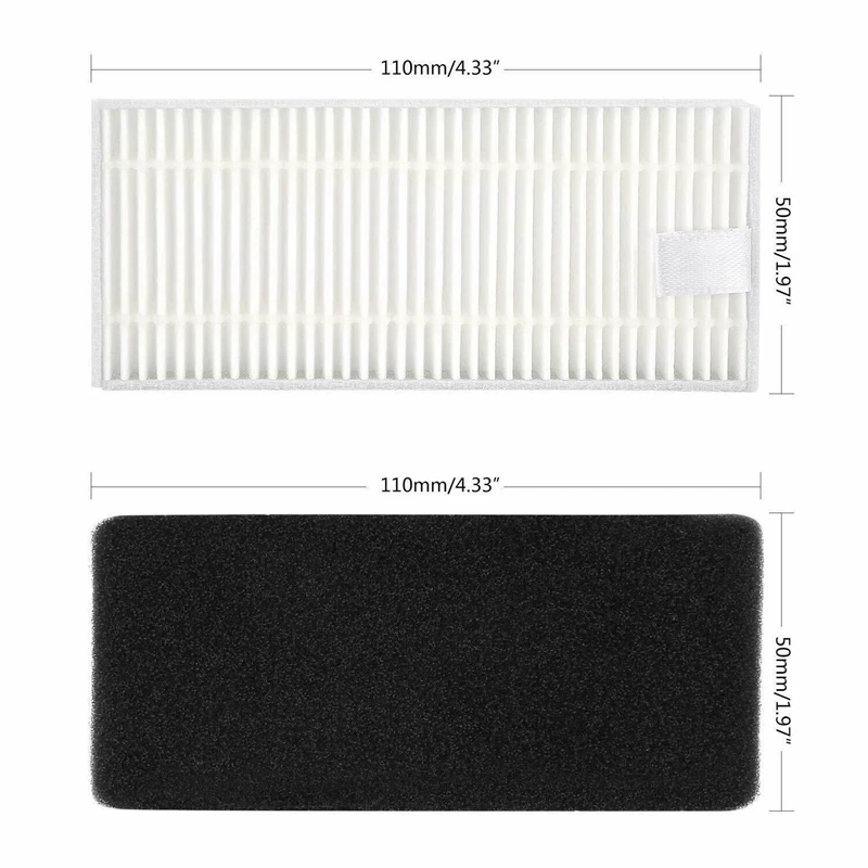 

TOP!-15 Pack Replacement Parts Accessories for Ecovacs DEEBOT N79 N79S Robotic Vacuum