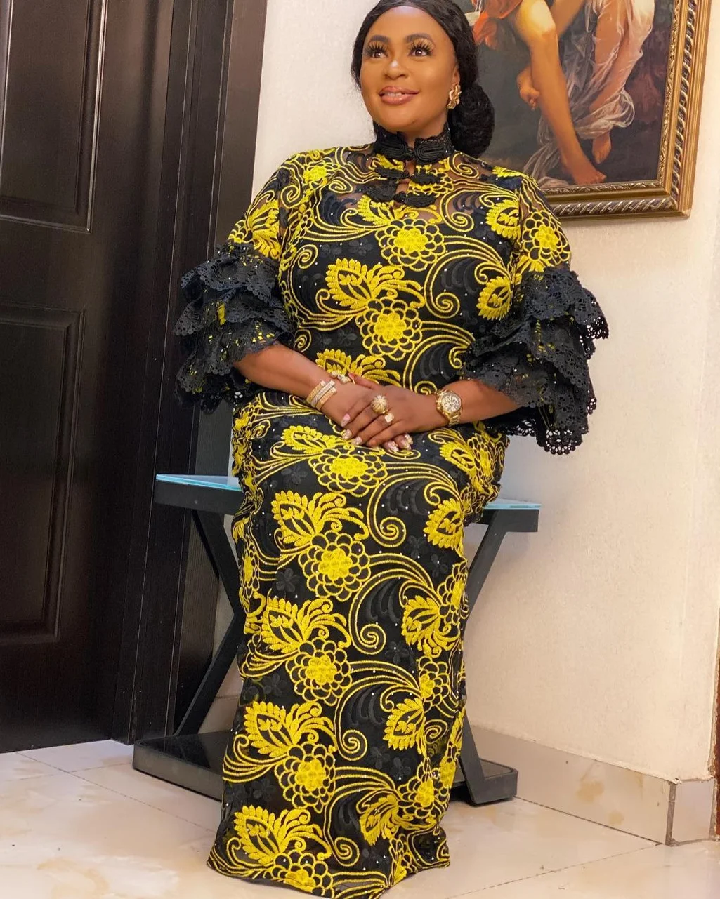 Африканские платья для женщин новинка 2021 африканская одежда Дашики кружевной