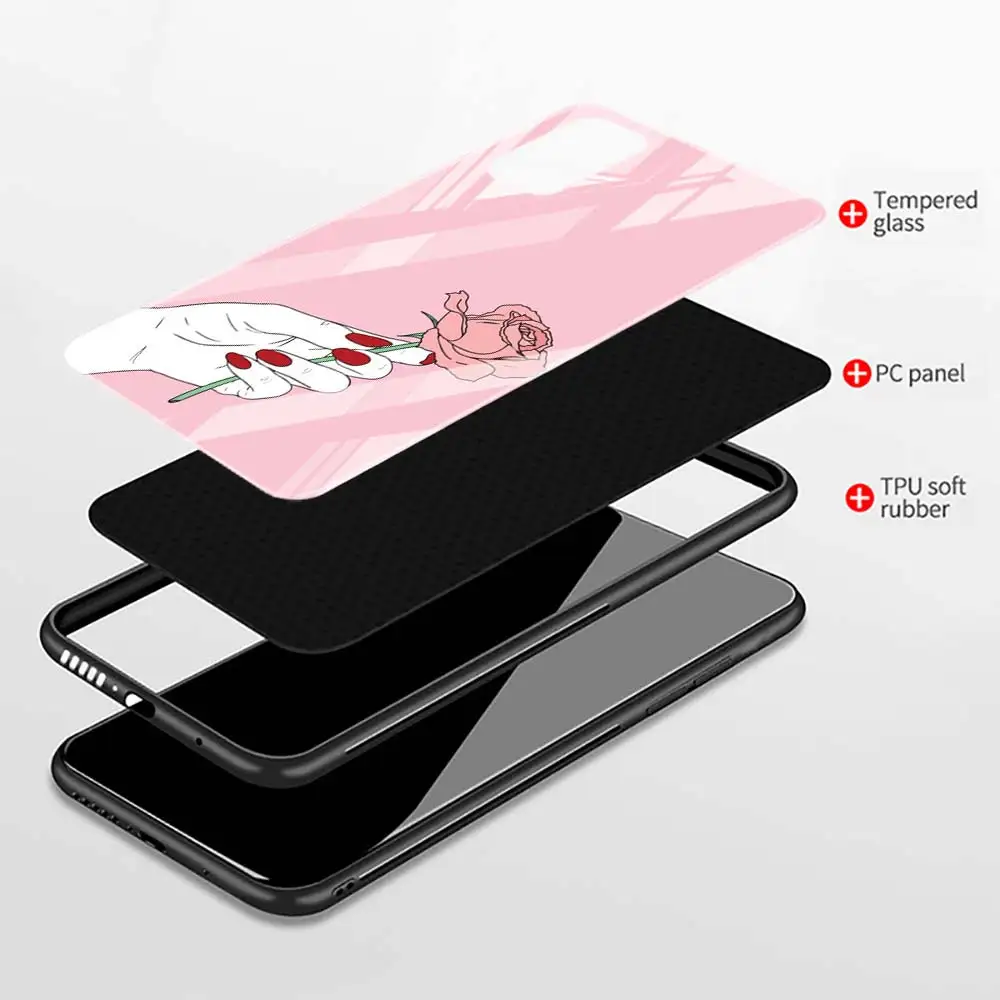 

Phone Case for Samsung Galaxy Note 10 20 Ultra 10 Plus 5G Note 8 9 10 Tempered Glass Cases best friend Cover