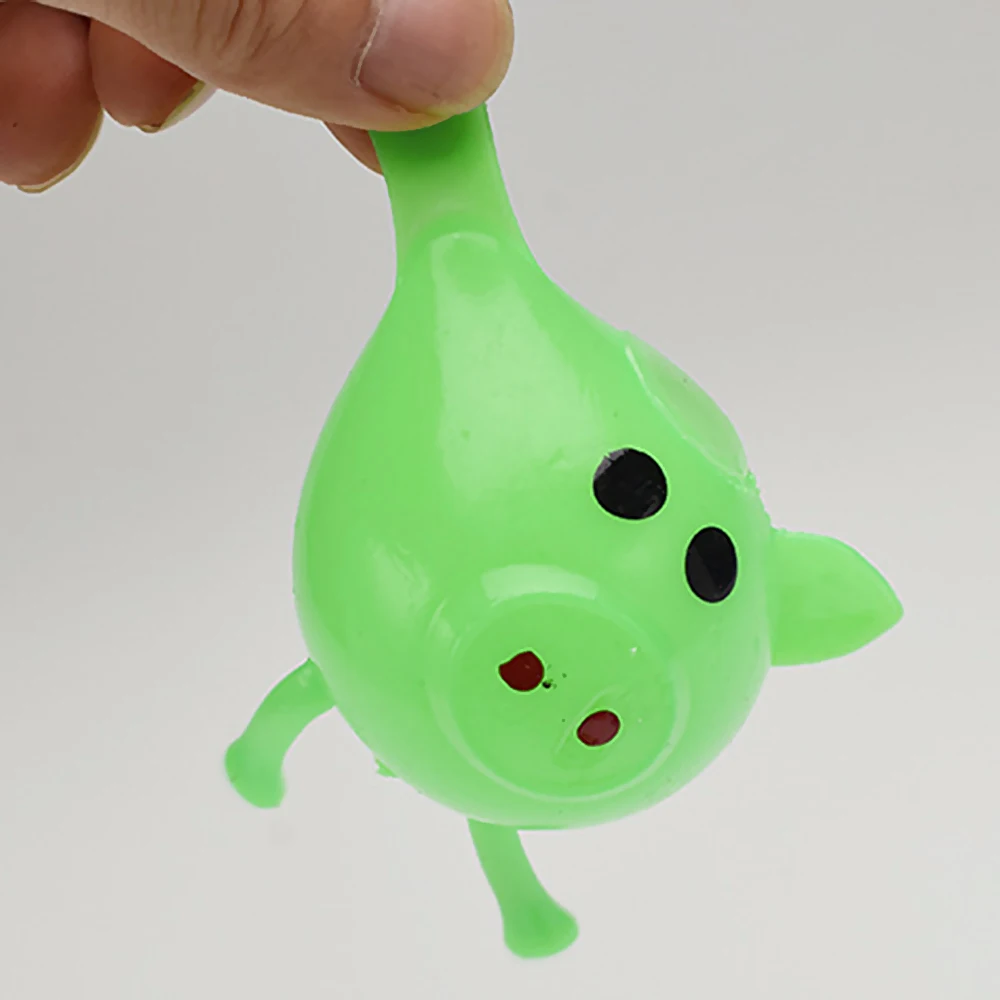 Желейная свинка золотой милый мяч липкая антистрессовая термопластичная резина
