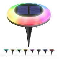solar outdoor pathway lights with 7 color changing weatherproof auto onoff outdoor lights decorate for garden landscape patio