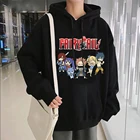 Мужская толстовка с рисунком аниме Сказочный хвост Natsu Повседневная Уличная одежда косплей толстовки с капюшоном