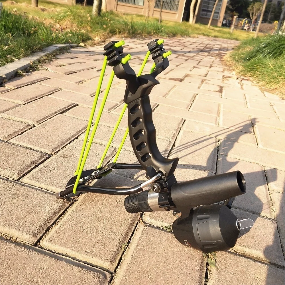 

Powerful Catapult Outdoor Hunting Shooting Sling Shot Folding Wrist Adult Slingshot compound bow slingshot stainless steel