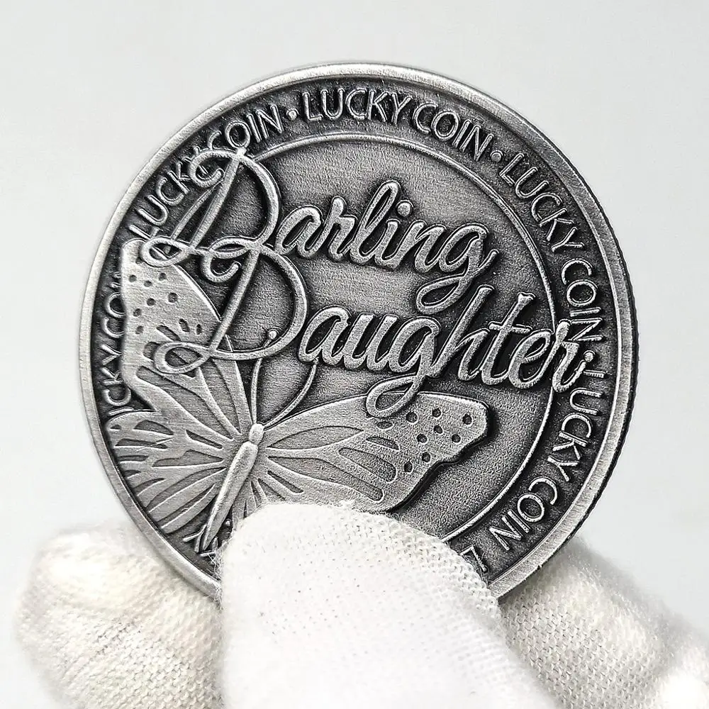 

Dear Daughter Lucky Coin Commemorative Coins souvenir Gifts