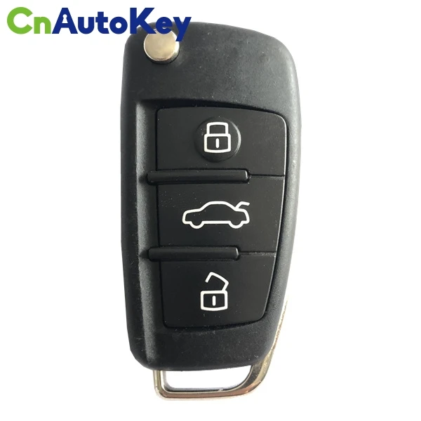 CN008025 Aftermarket For Audi A1 Q3 FLIP Remote Key 3 Button 433mhz id48 Chip FCCID 8X0 837 220 D |
