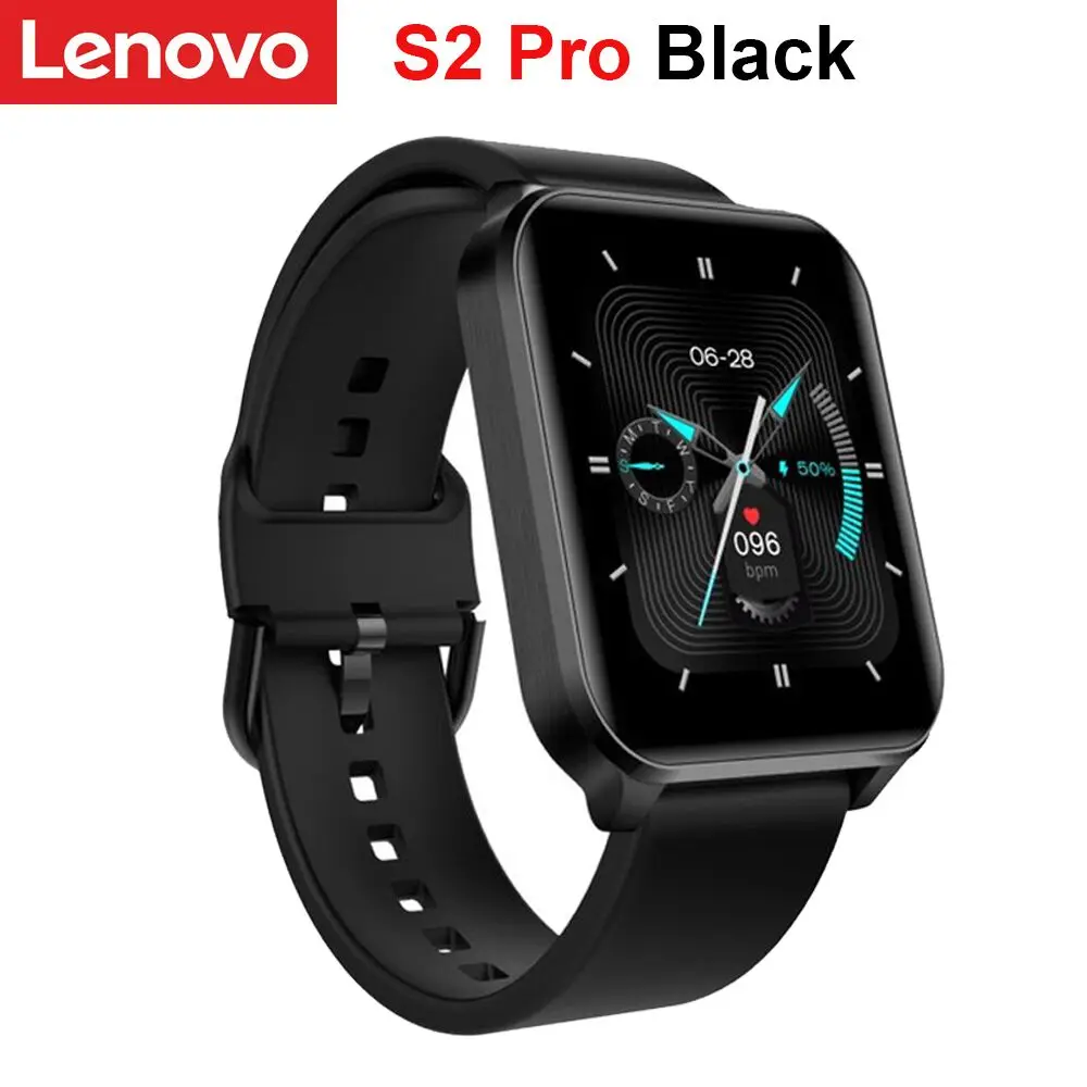 

Lenovo S2 Pro Smart Band Thermometer Heart Rate Sleep Monitoring Fitness Bracelet IPS Touch Screen IP67 Waterproof Sports Watch