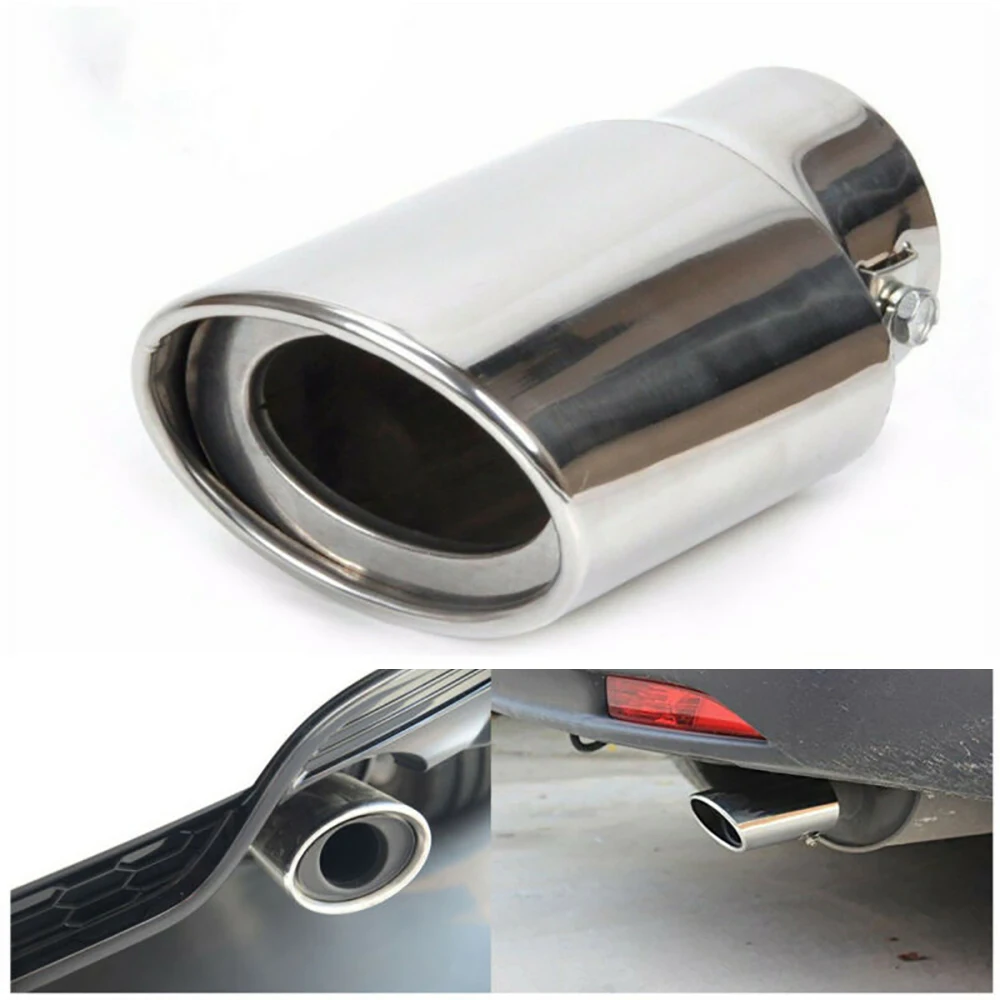 

Universal OBD2 Car Stainless Steel Exhaust Pipe Tail Muffler Tip Accessories