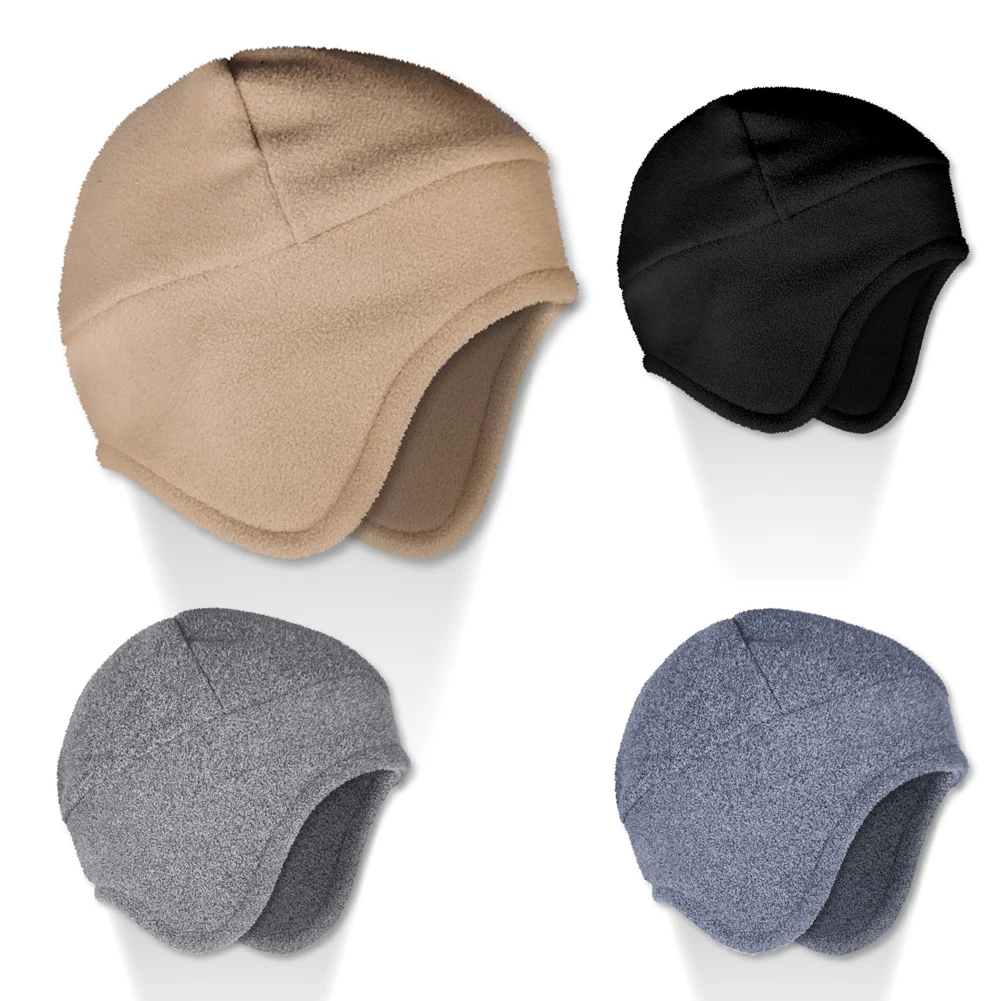 

Зимняя ветрозащитная флисовая подкладка для мужчин и женщин, велосипедные шапки для езды на улице, теплые шапки, новая мода 2022