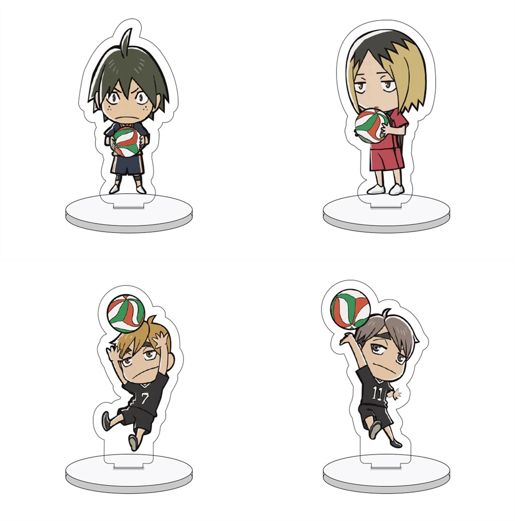 

Симпатичный Аниме Haikyuu! Персонажи, акриловая подставка, Hinata Kozume Bokuto Kuroo, фигурки, модели, пластина, аниме, поклонники, подарки, украшение для с...