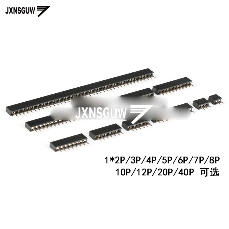 

10PCS 2.0mm spacing Single row female straight Insert Row mother seat 1*2P 1*3P 1*4P 1*5P 1*6P 1*7P 1*8P 1*10P 1*12P 1*20P 1*40P