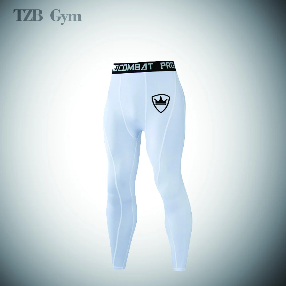 

Gym Boxing Fighting Quick Drying Breathable Sportswear Men's Cycling Basketball Training Tights Rashguard Running Sweatpants