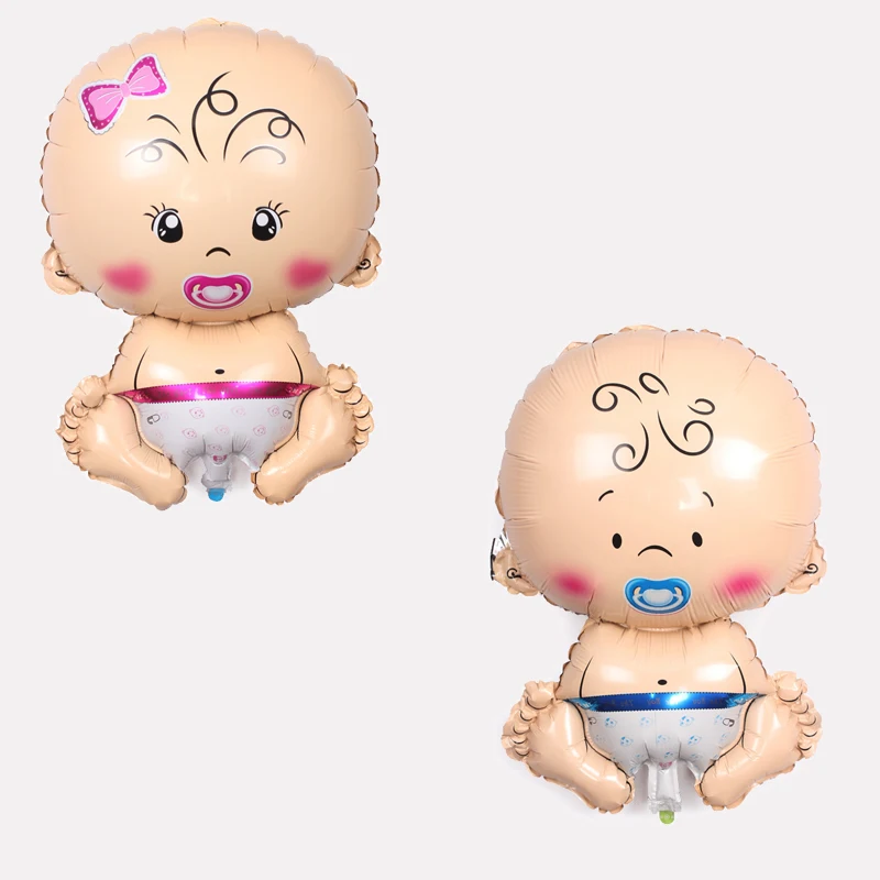 1 шт. милые девушки детские Фольга шар для девочек и мальчиков Baby Shower один первый