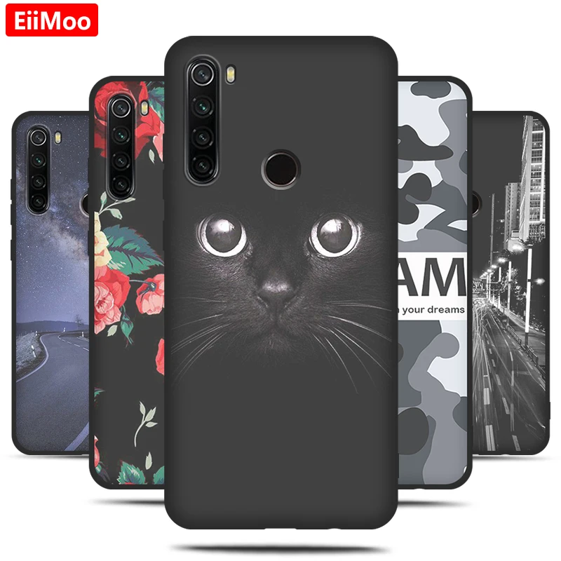 Силиконовый чехол EiiMoo для Xiaomi Redmi Note 8 Note8 задняя крышка Xiomi на 64 ГБ 128 ГБ|Бамперы| |