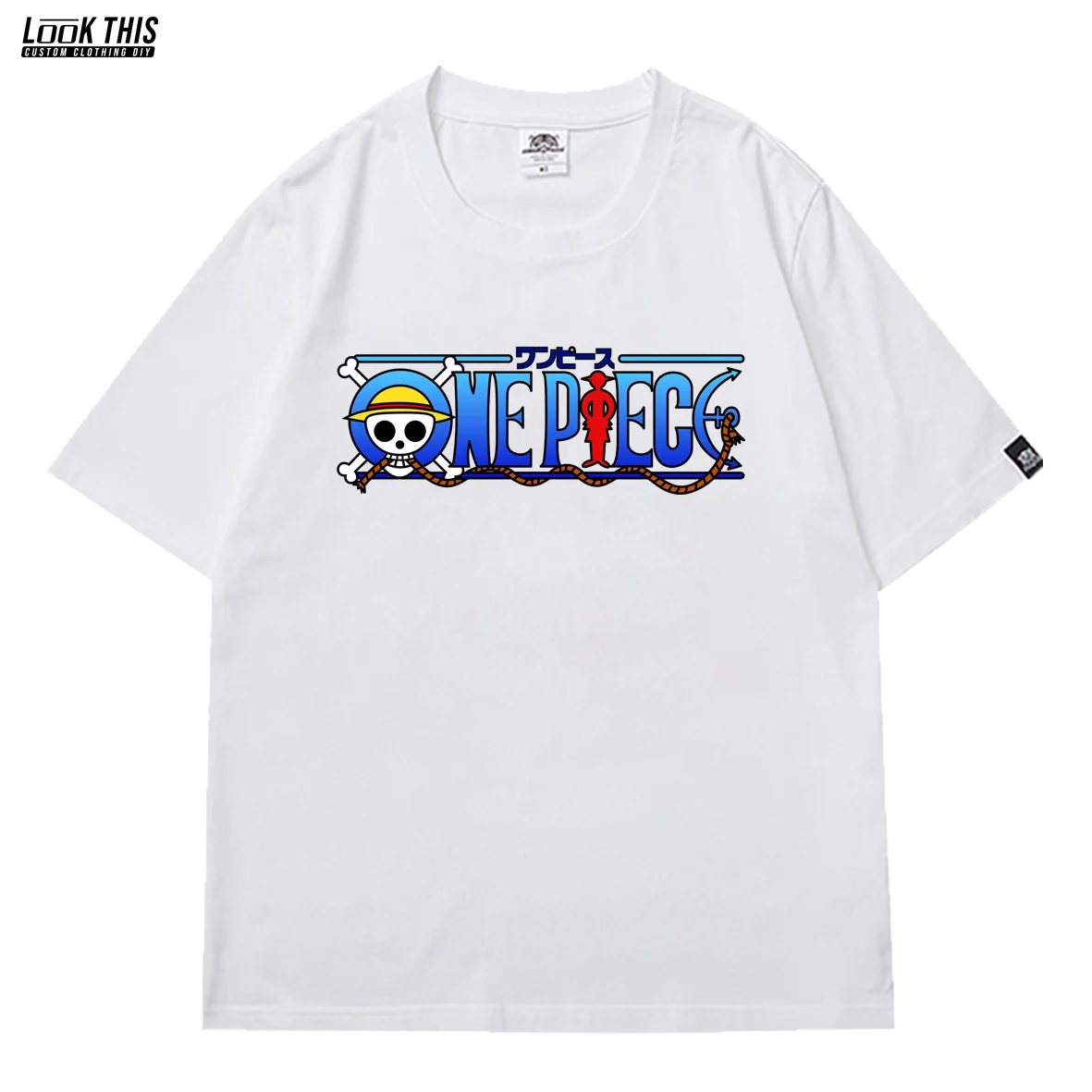 

Men T-shirt Cartoon ONE PIECE Patterned Oversized T-shirt Short Sleeve T-shirts Teen Streetwear Hip Hop Popular O-neck Clothes