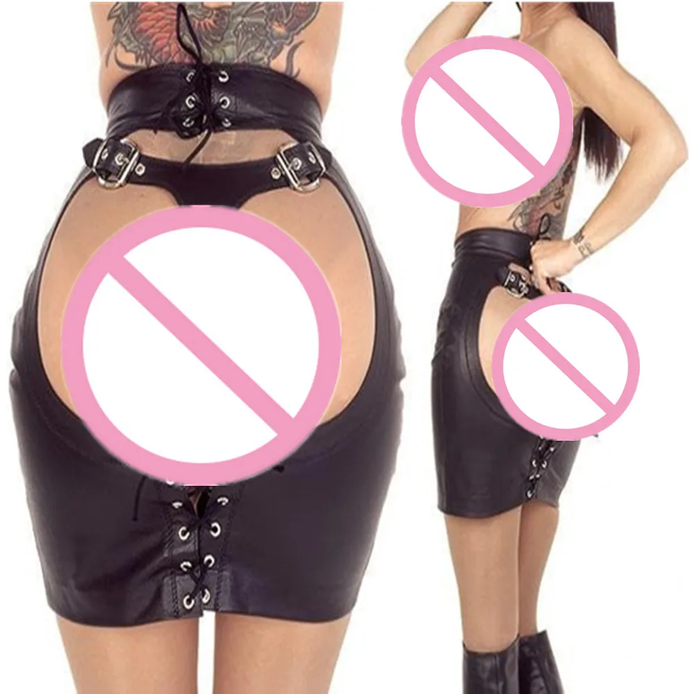 Новое поступление 2021 сексуальная черная эластичная облегающая кожаная юбка Lutun