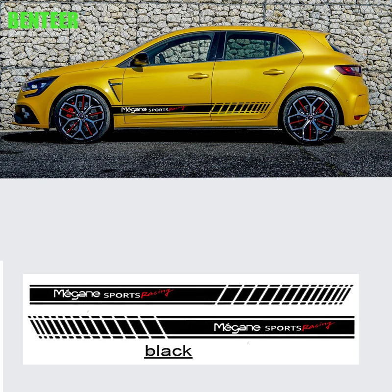 

1set Car Side Body Sticker Exterior Decoration Sticker For Renault Dacia Megane