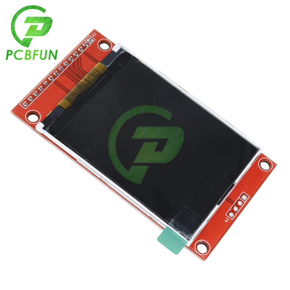 

Модуль последовательного порта 2,4 дюйма 240x320 SPI TFT LCD + адаптер 5 В/3,3 В PBC Micro SD ILI9341 Drive IC белая Светодиодный ная подсветка для Arduino