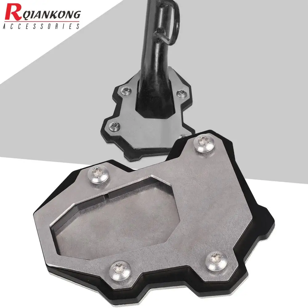 

Motorcycle Kickstand Foot Side Stand Extension Base Enlarger Plate Pad For Suzuki V-strom 1000 VStrom 1000XT 2014 2015 2016-2019