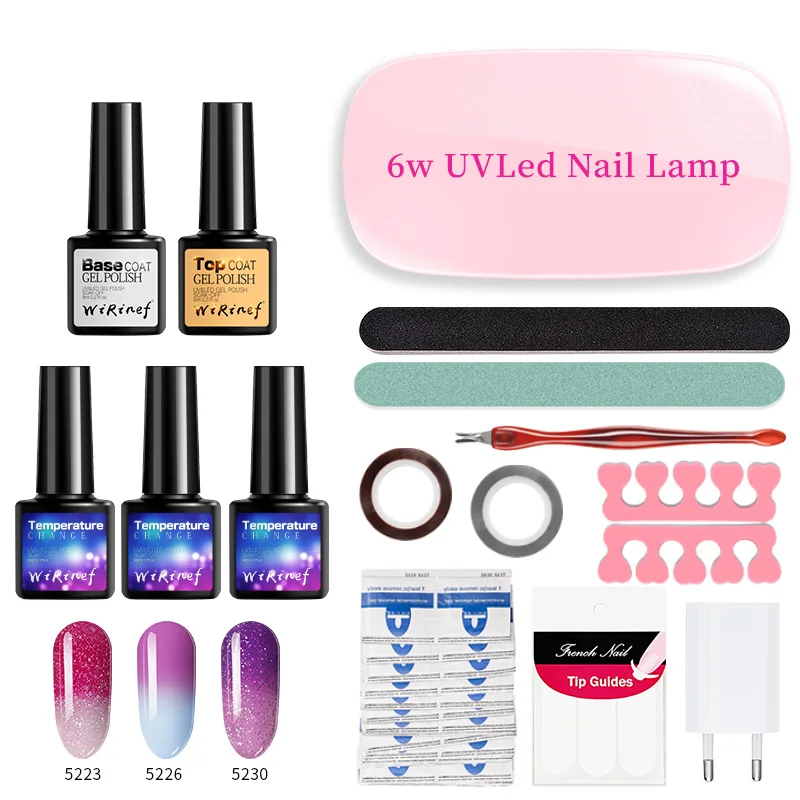 

WiRinef 25 шт УФ-гель для ногтей комплект телесного цвета Цвета лак гель для ногтей для дизайна ногтей замочить от УФ-лампа Лаки Гель-лак для ногт...