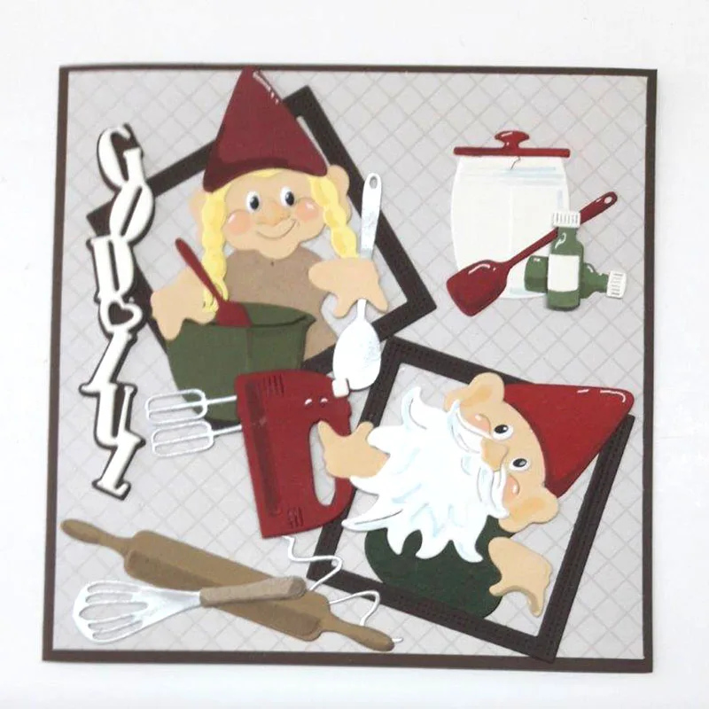 Металлические Вырубные штампы Lucky богини оборудование для выпечки скрапбукинга