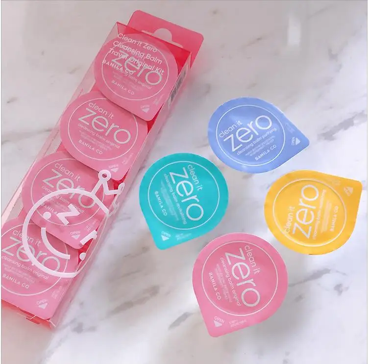 BANILA CO Clean it Zero Cleansing Balm 4шт Питательный очищающий бальзам для ухода за кожей и снятия макияжа Косметика из Кореи.