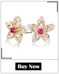ORSA JEWELS 925 пробы серебряные женские серьги-гвоздики прозрачный/красный/синий/фиолетовый AAA кубический циркон Доступные модные ювелирные изделия SE71
