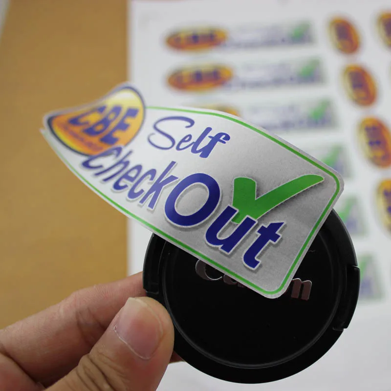 Пользовательский дизайн печать на клейкой основе рулон этикеток машина для