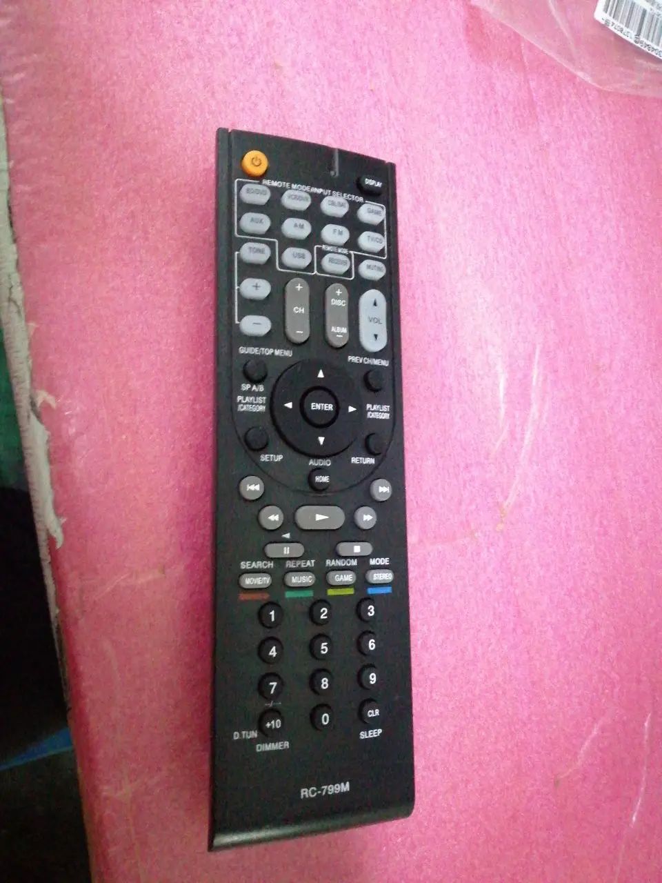 

Universal Remote Control Controller Audio Video Receiver RC-799M For Onkyo