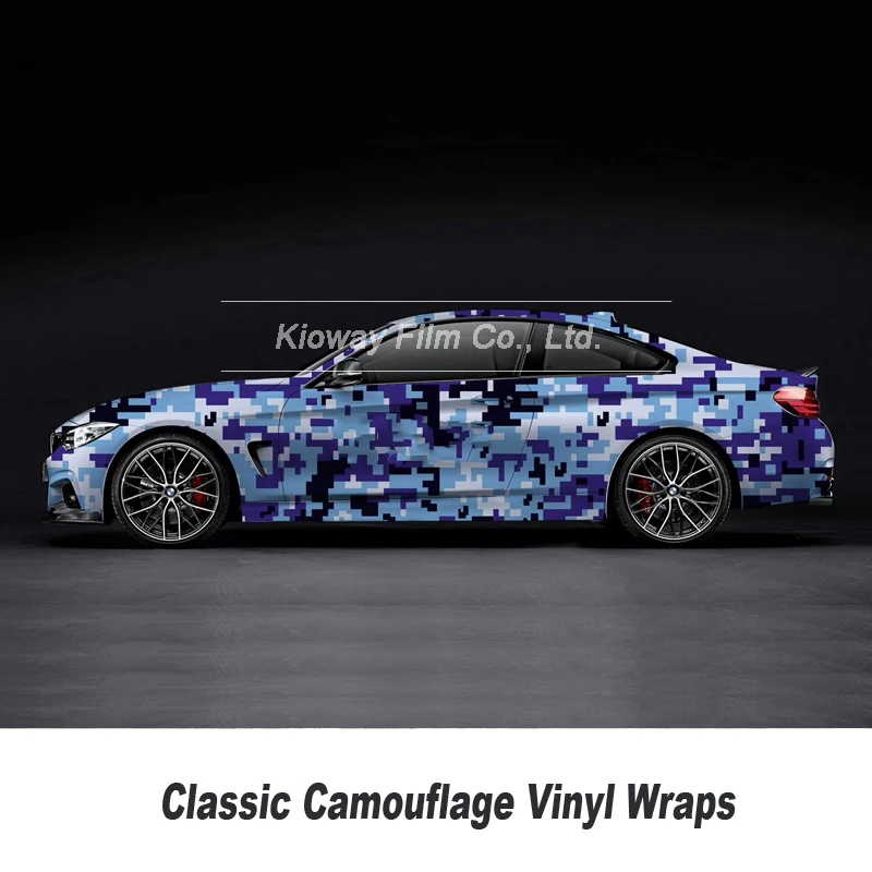 various Colors PIXEL Camouflage VINYL Car Wrap Printed Camo Vinyl pellicola Motorcycle Vehicle Covering Foil 1.52x/Roll | Автомобили и