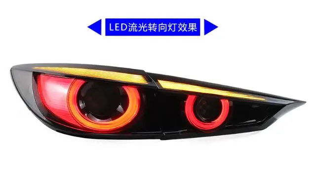 Автомобильный светодиодный фонарь светильник хвост для Mazda 3 Axela седан 2014-2018