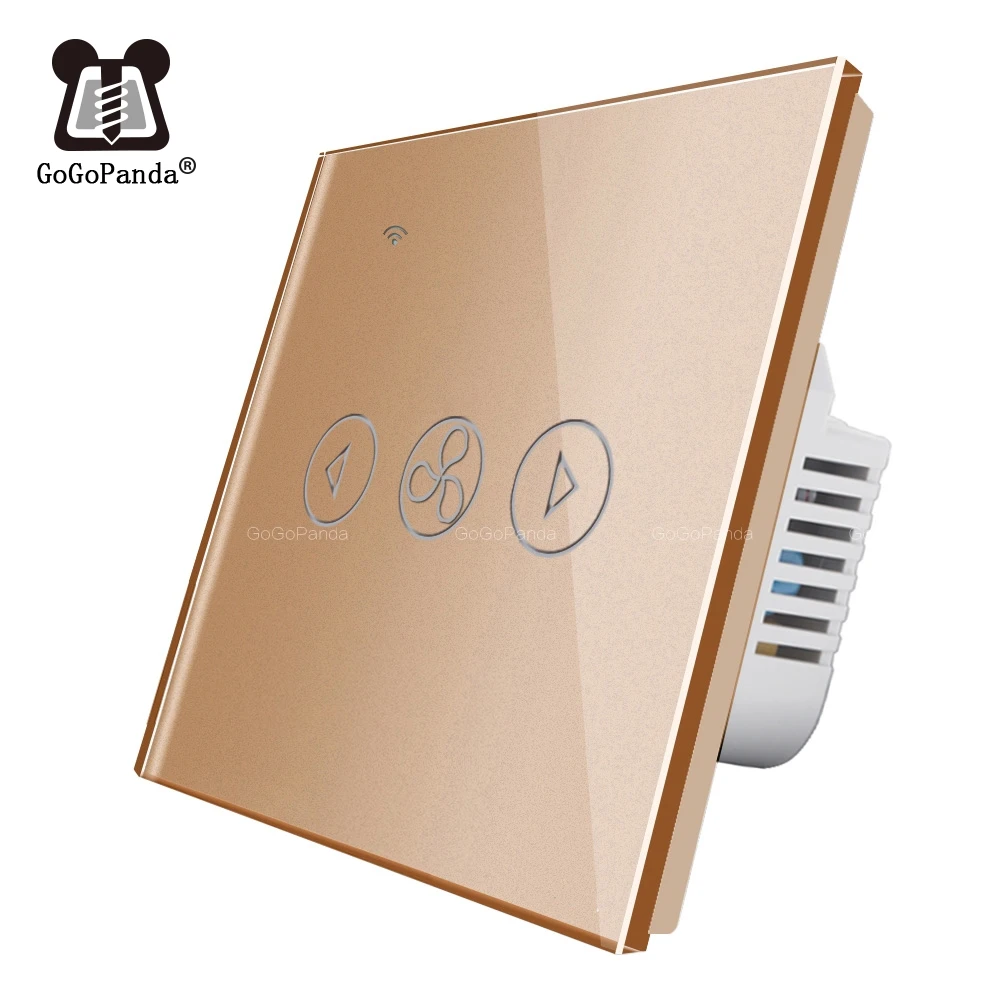GoGoPanda новинка стандарт ЕС вентилятор диммер Wifi приложение управление сенсорный