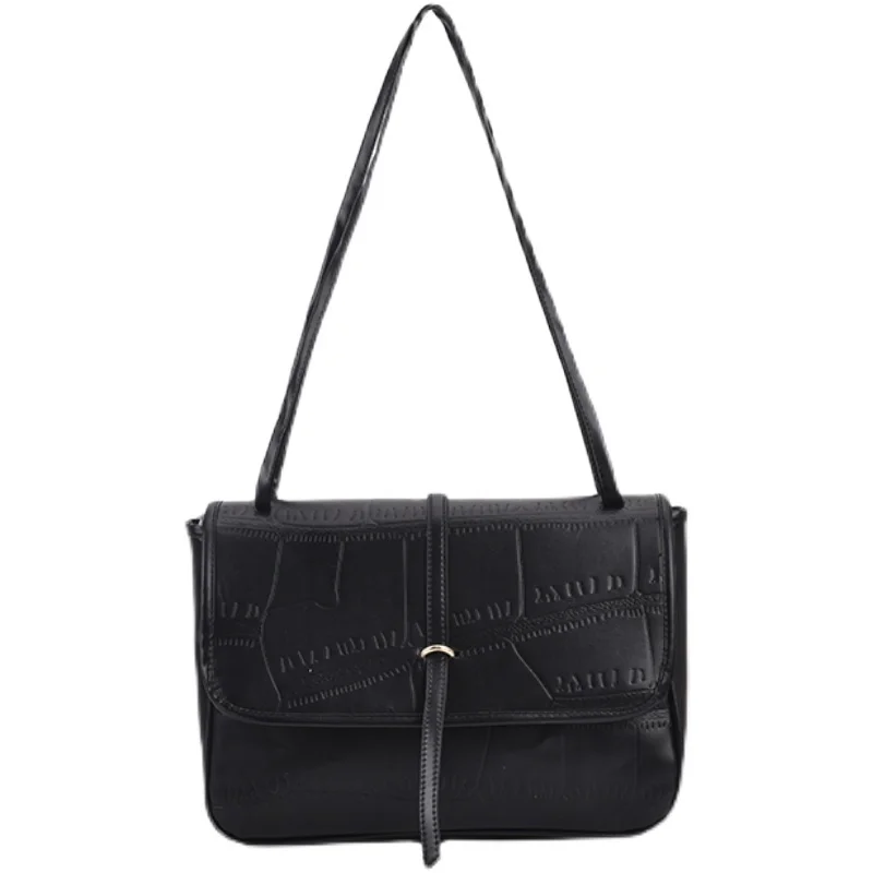 

Minimalist Style College Student Tote Bag Female Large Capacity Bag 2021 New Commuter One-shoulder Messenger Bag Summer