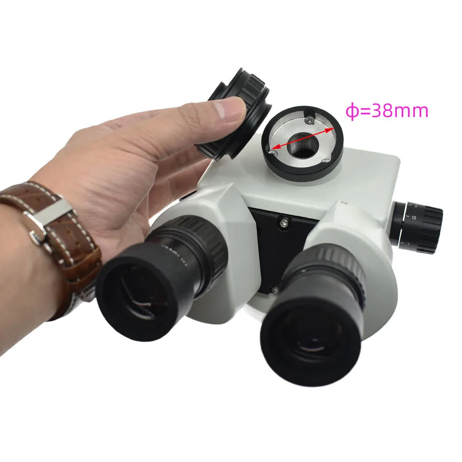 0.5X C-mount адаптер объектива 1/2 1/3 CTV для SZM Тринокулярный Стерео микроскоп аксессуары