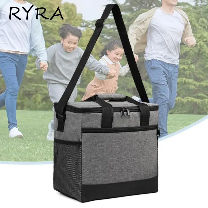 

Thicken Folding Fresh Keeping Waterproof Nylon Lunch Bag Cooler Bag For Steak Insulation Thermal Bag Insulation Ice Pack