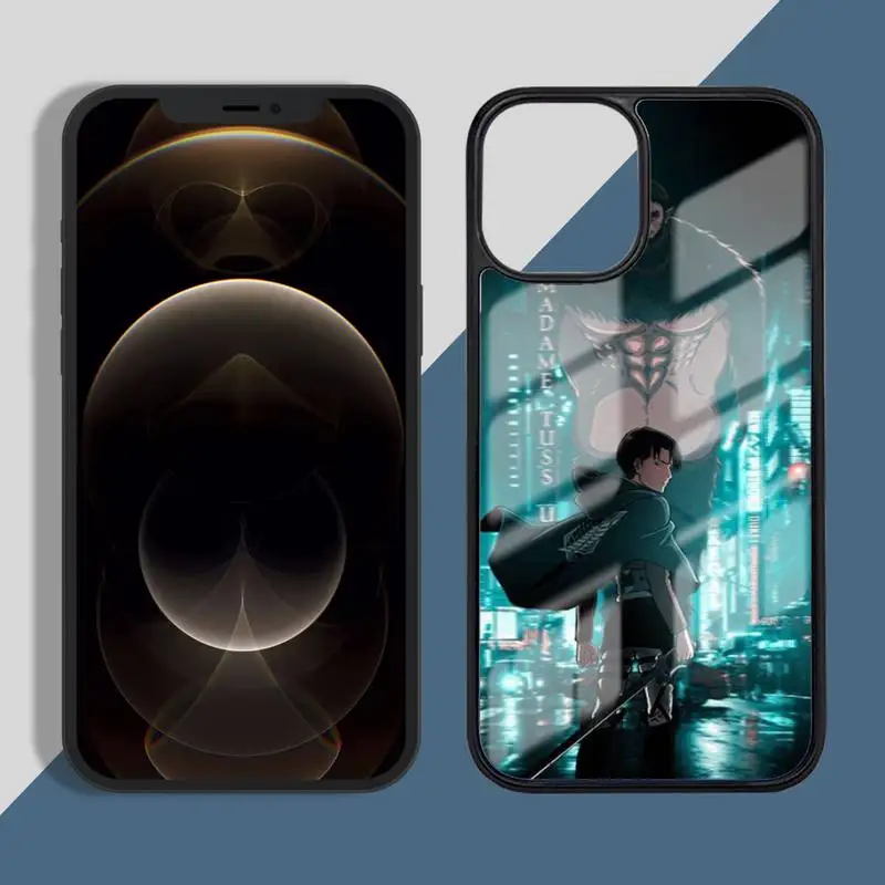 

Attack on Titan anime Phone Case PC for iPhone 11 12 pro XS MAX 8 7 6 6S Plus X 5S SE 2020 XR
