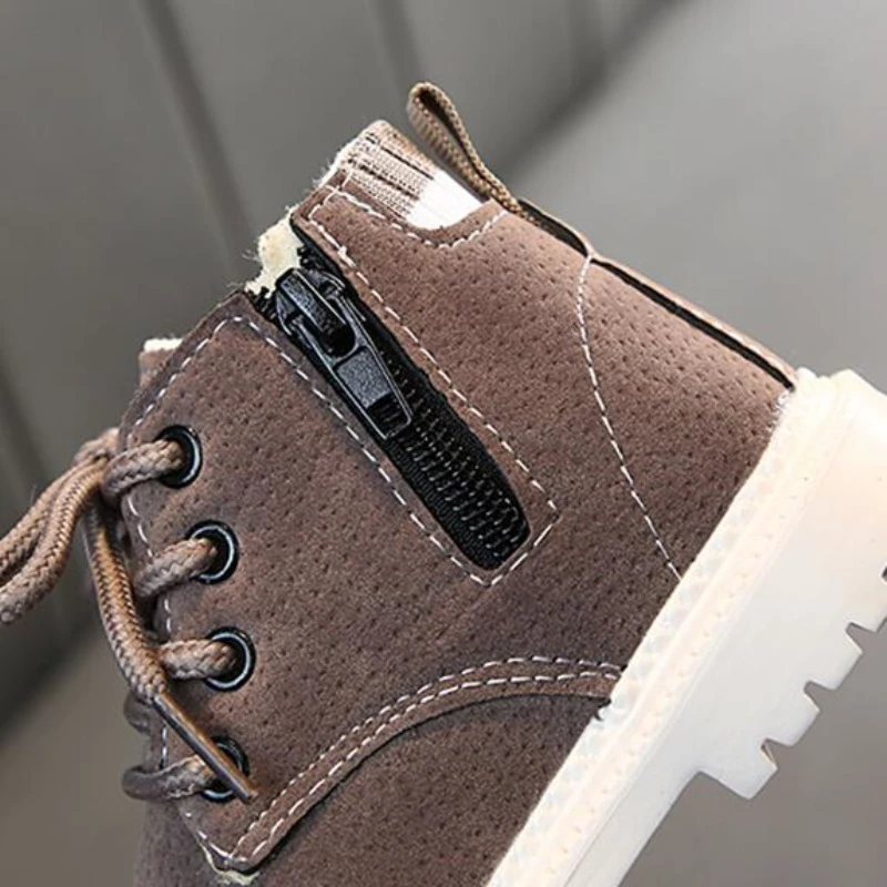 Зимние вязаные шерстяные ботинки для детей новинка 2019 зимняя обувь мальчиков с